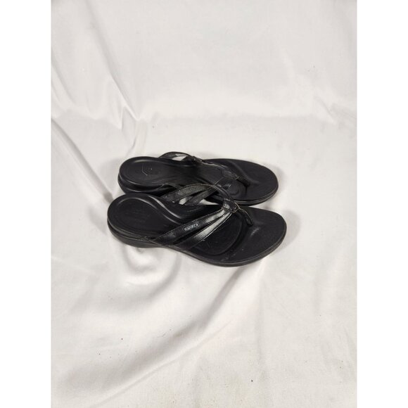 Crocs Womens Fit Flop Sandal Black Comfort Beach 10 - Picture 2 of 11